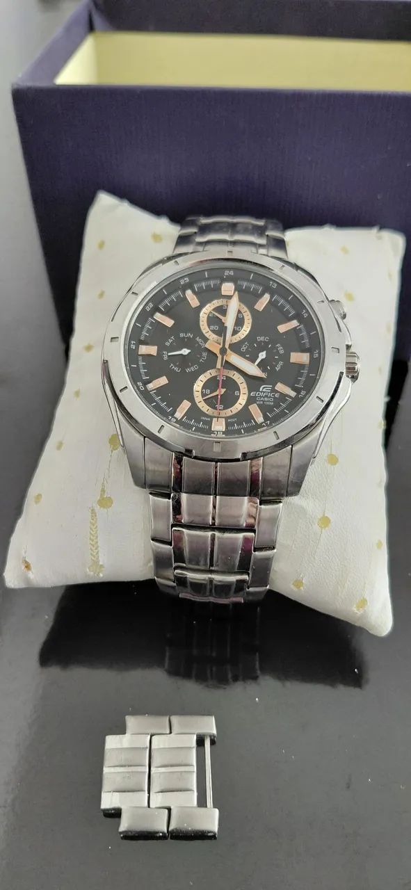 Relógio Masculino de pulso seminovo Casio Edifice 3745 original  - Foto 4