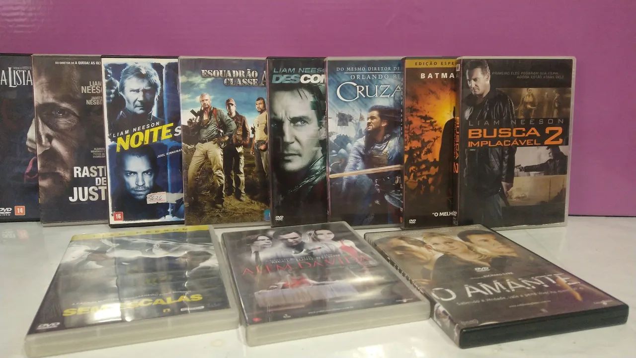 Dvds Liam Neeson originais 