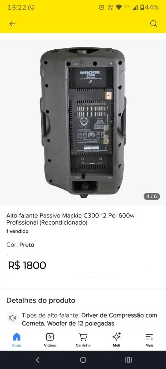 Caixa Makie Passiva 12 polegadas  - Foto 5