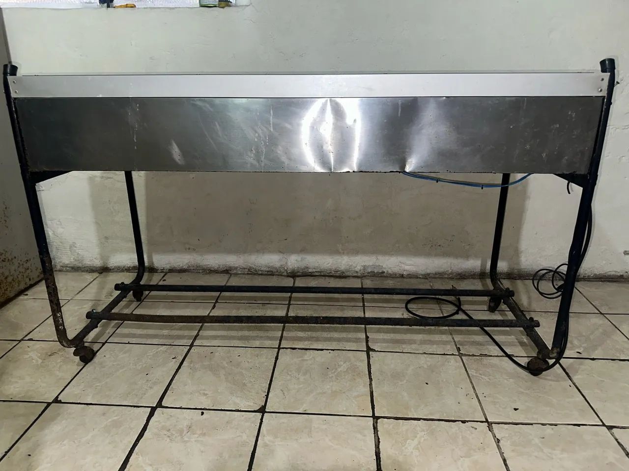Vitrine Expositora de Alimentos em Inox com Vidro