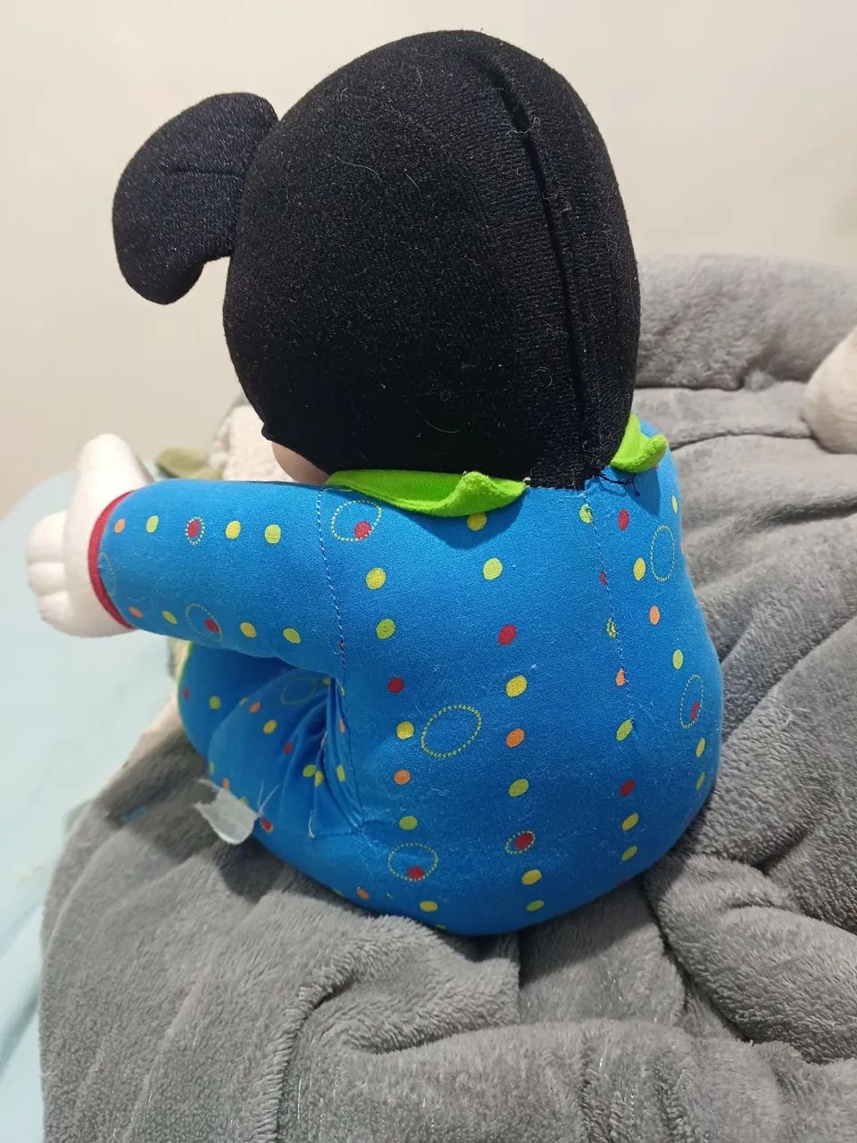 Mickey de pelúcia rosto de plastico - Foto 2