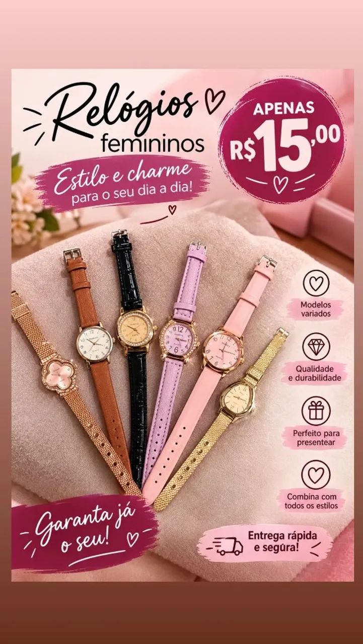 Relógio feminino