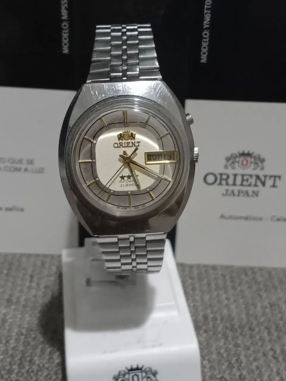 Orient três estrelas automático 1977 - Foto 2