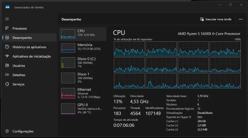 Processador AMD Ryzen 5 5600X - Caixa e Cooler original - Foto 5
