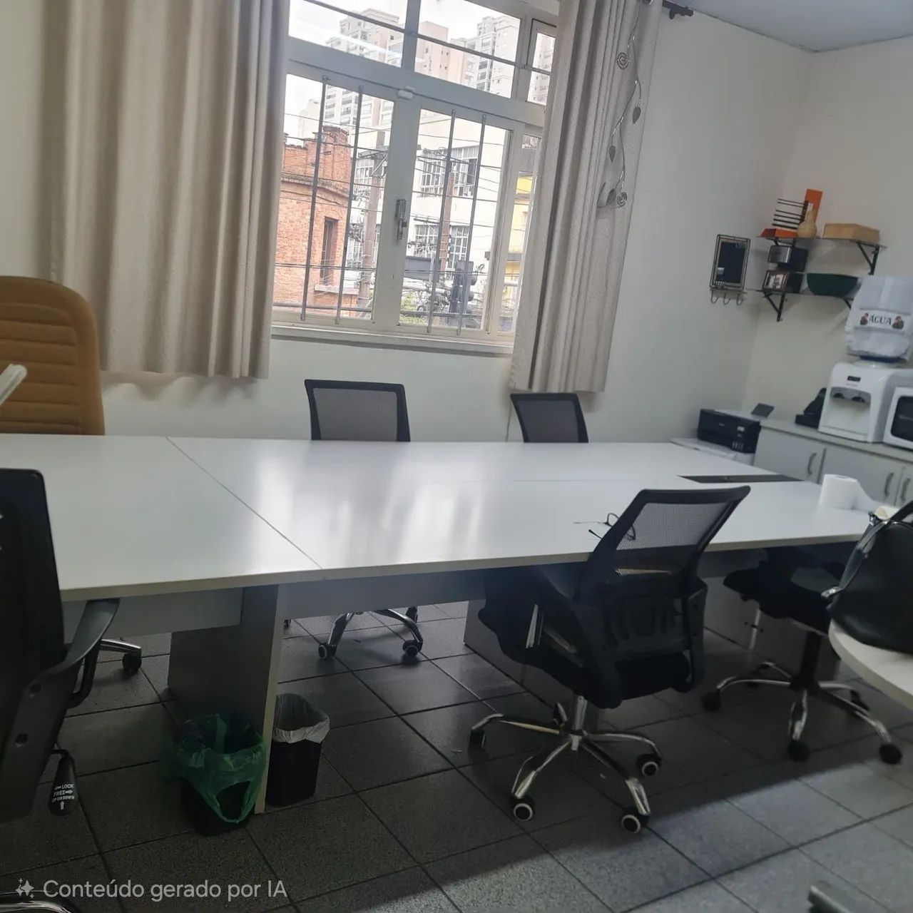Mesa de escritório com 6 baias  - Foto 3
