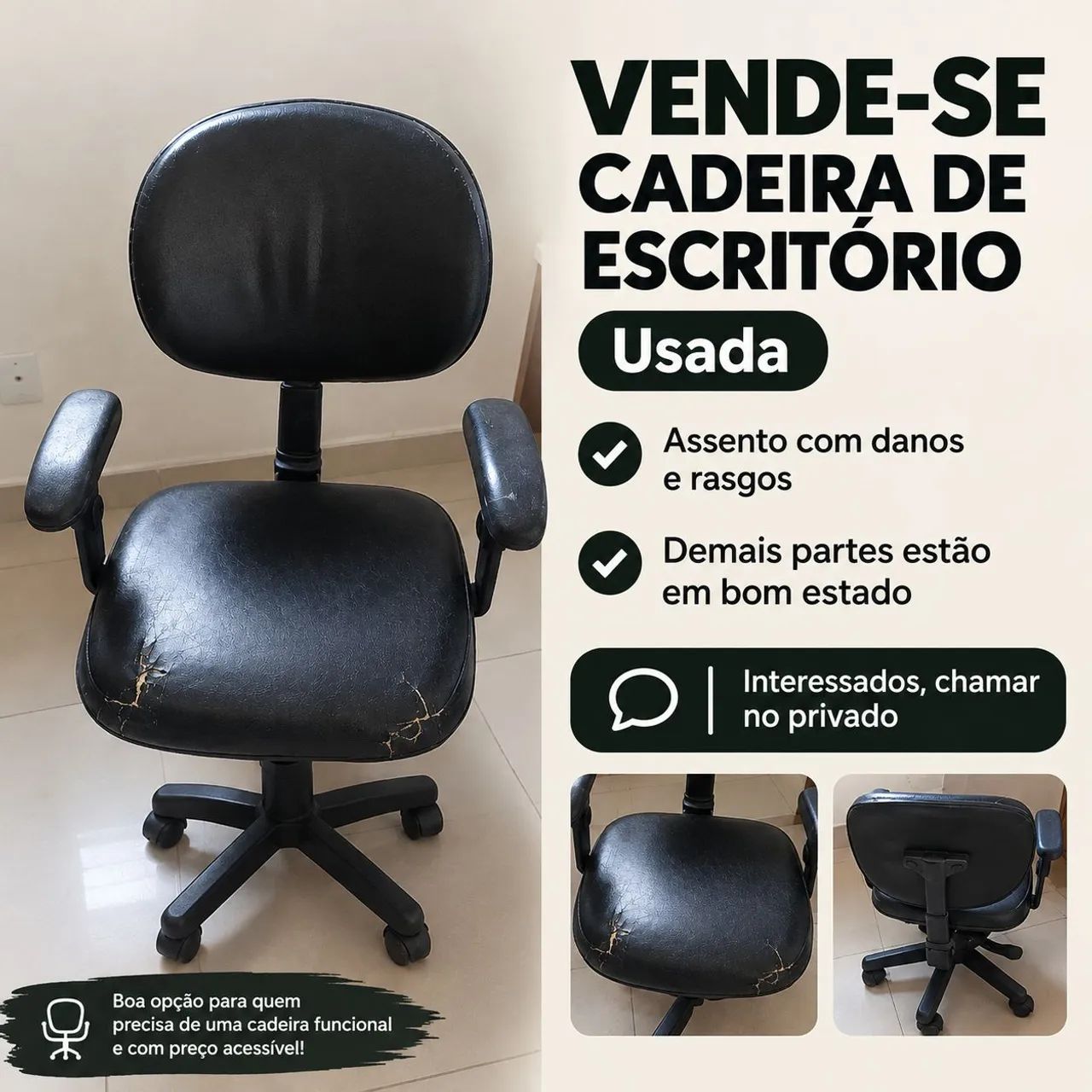 Cadeira usada 