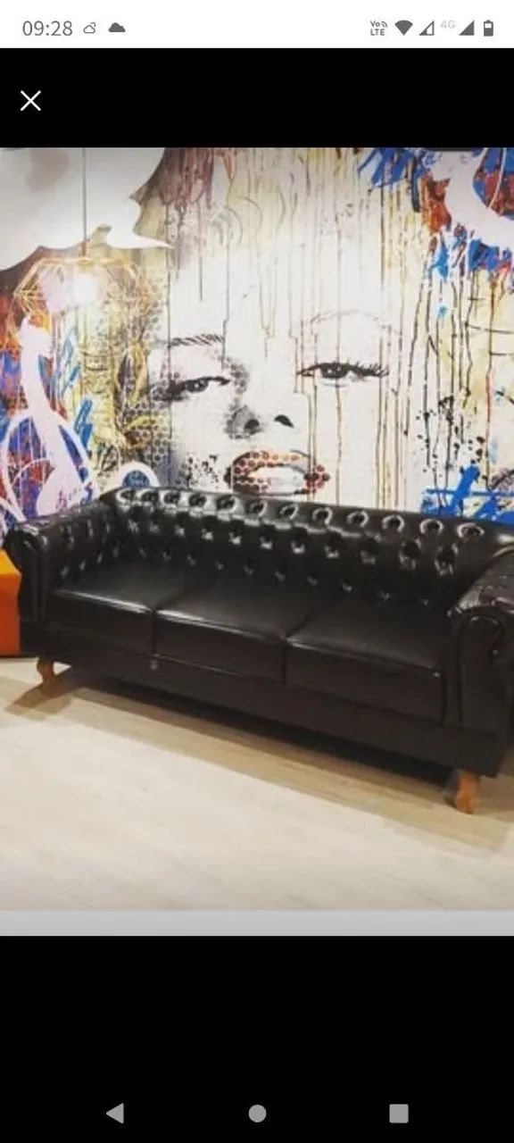 Sofá Chesterfield Retrô - Pronta entrega  - Foto 2