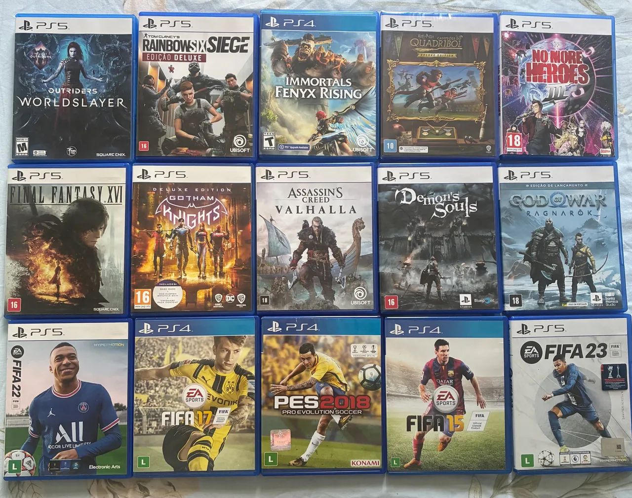 Combo imperdível jogos ps4 e ps5