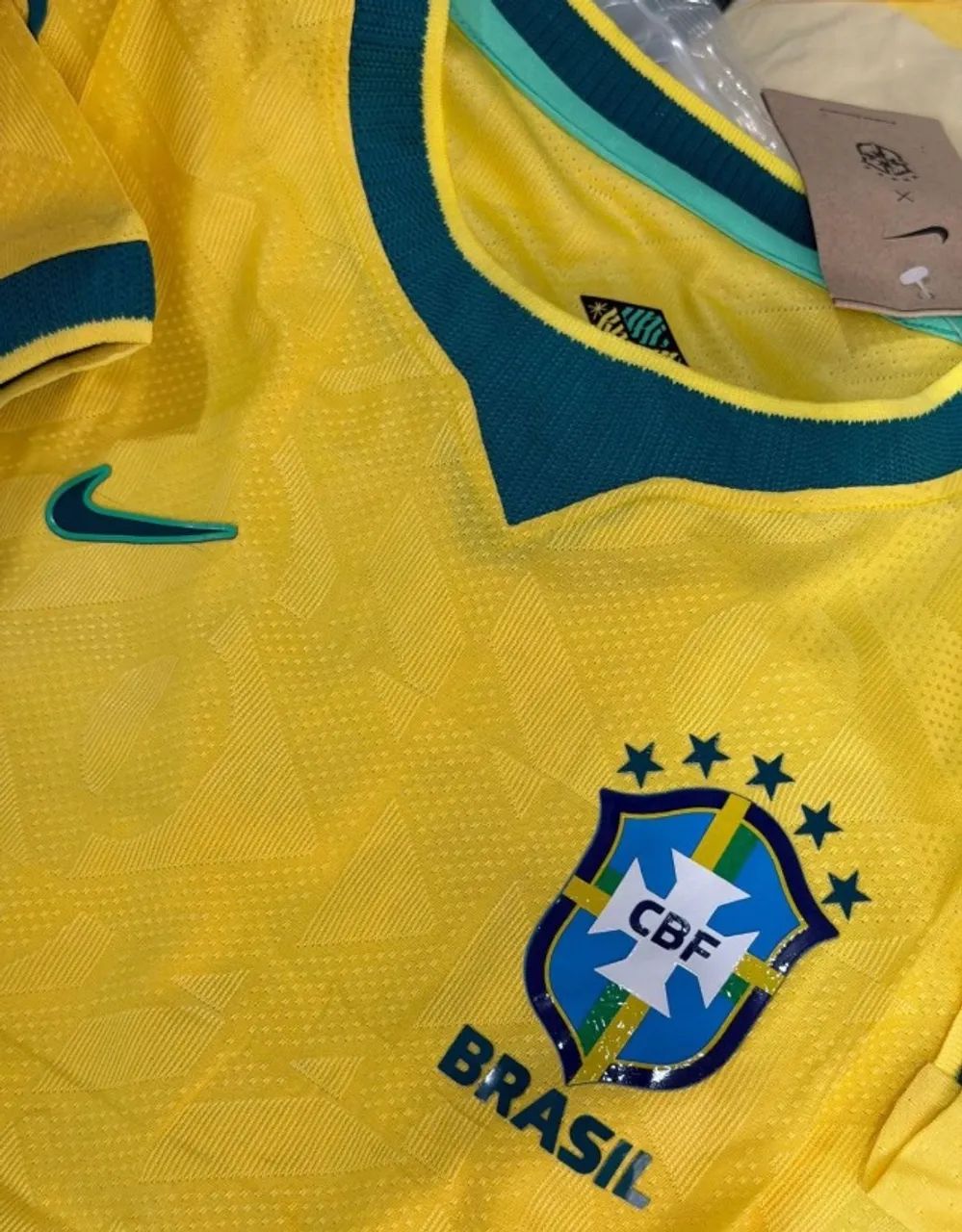 Camisa Brasil Amarela.  - Foto 3