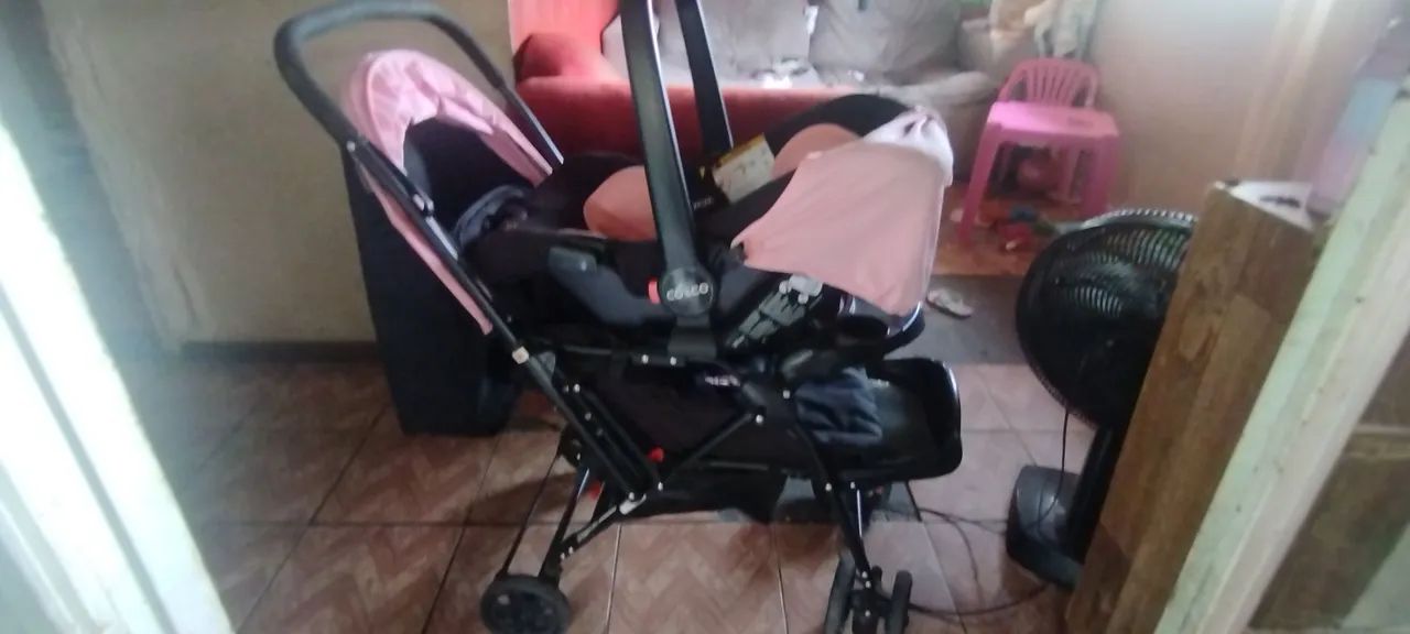 Carrinho + bebê conforto  - Foto 3