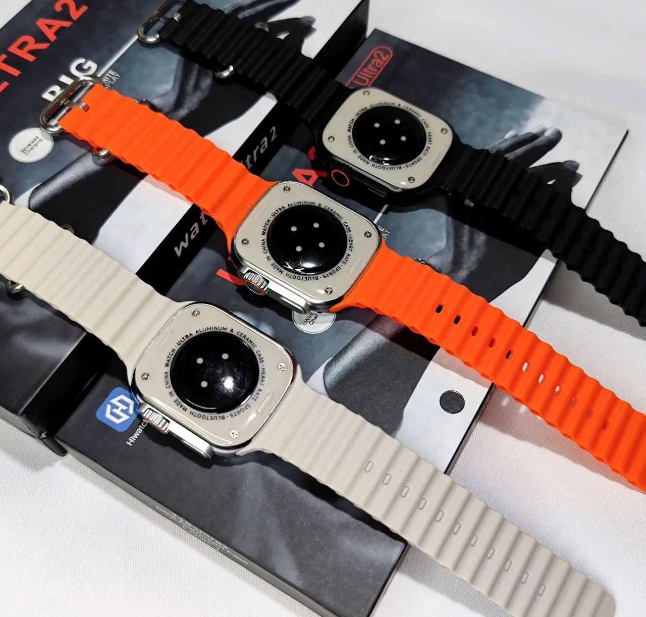 Smartwatch T10 ultra2 com três pulseiras - Foto 3