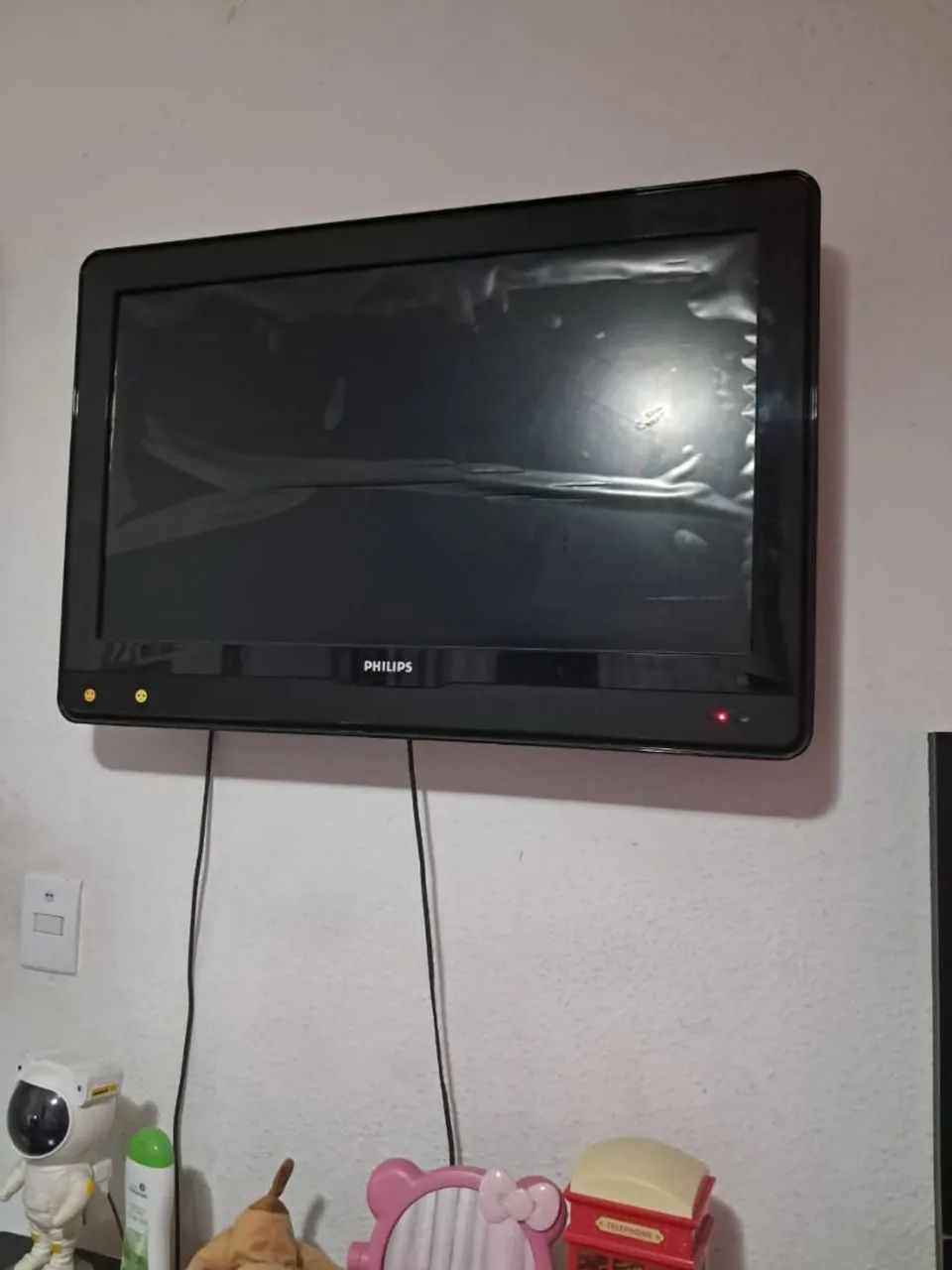 Tv Philips 32  com defeito película polarizadora - Foto 3