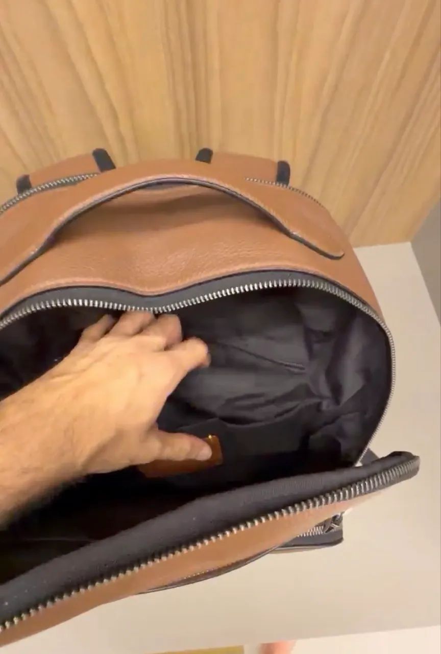 Mochila couro Coach  - Foto 3