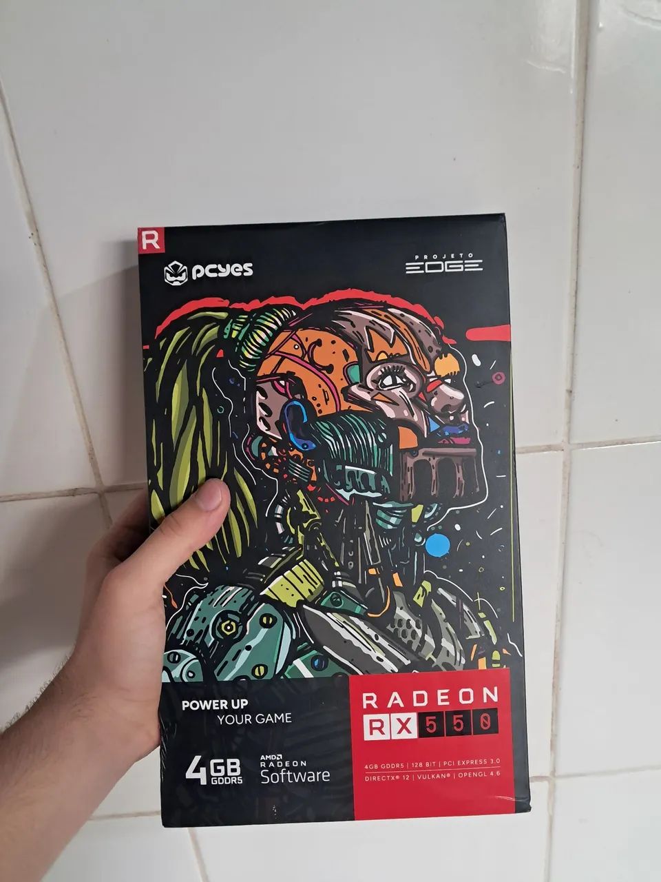 Placa de video amd Rx550 4gb - Foto 2