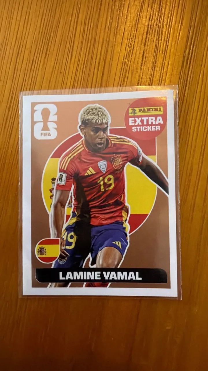 FIGURINHA LEGEND LAMINE YAMAL BRONZE
