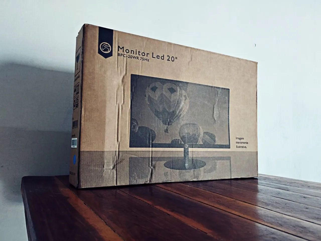 MONITOR BRAZILPC 20 POLEGADAS LED WIDESCREEN HDMI/VGA 20BPC-WR 75HZ PRETO - Foto 4