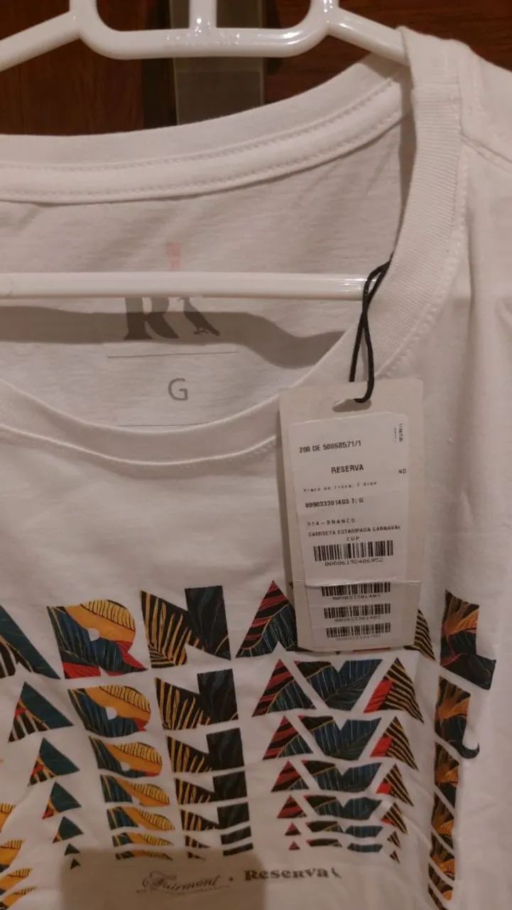 Camiseta Reserva tamanho G Nova - Foto 3