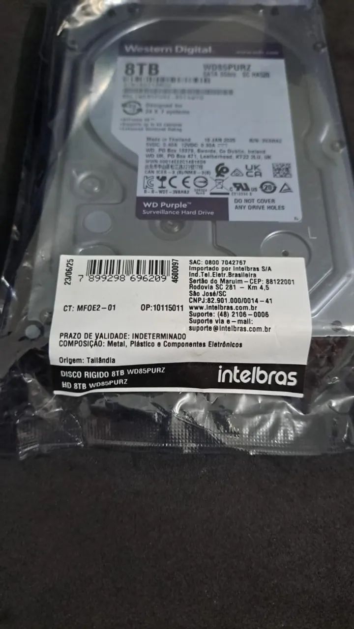 HD WD 8TB PURPLE - Foto 3