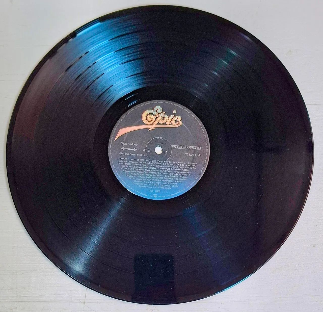 Lp, RPM, EPIC, 1988 - Foto 3