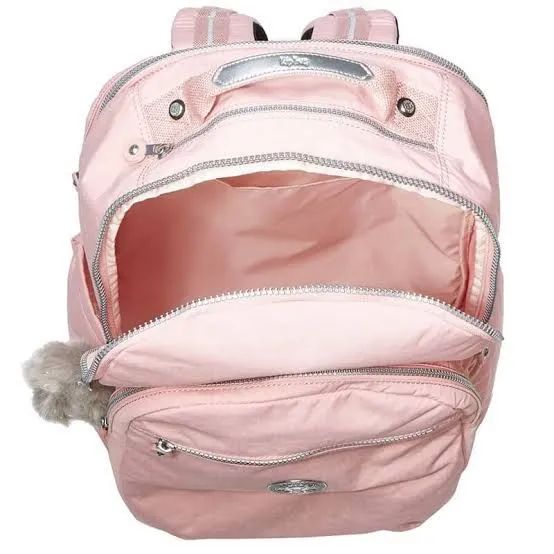 Mochila Kipling Original XL Rosa Linda Delicada e Resistente - Foto 3