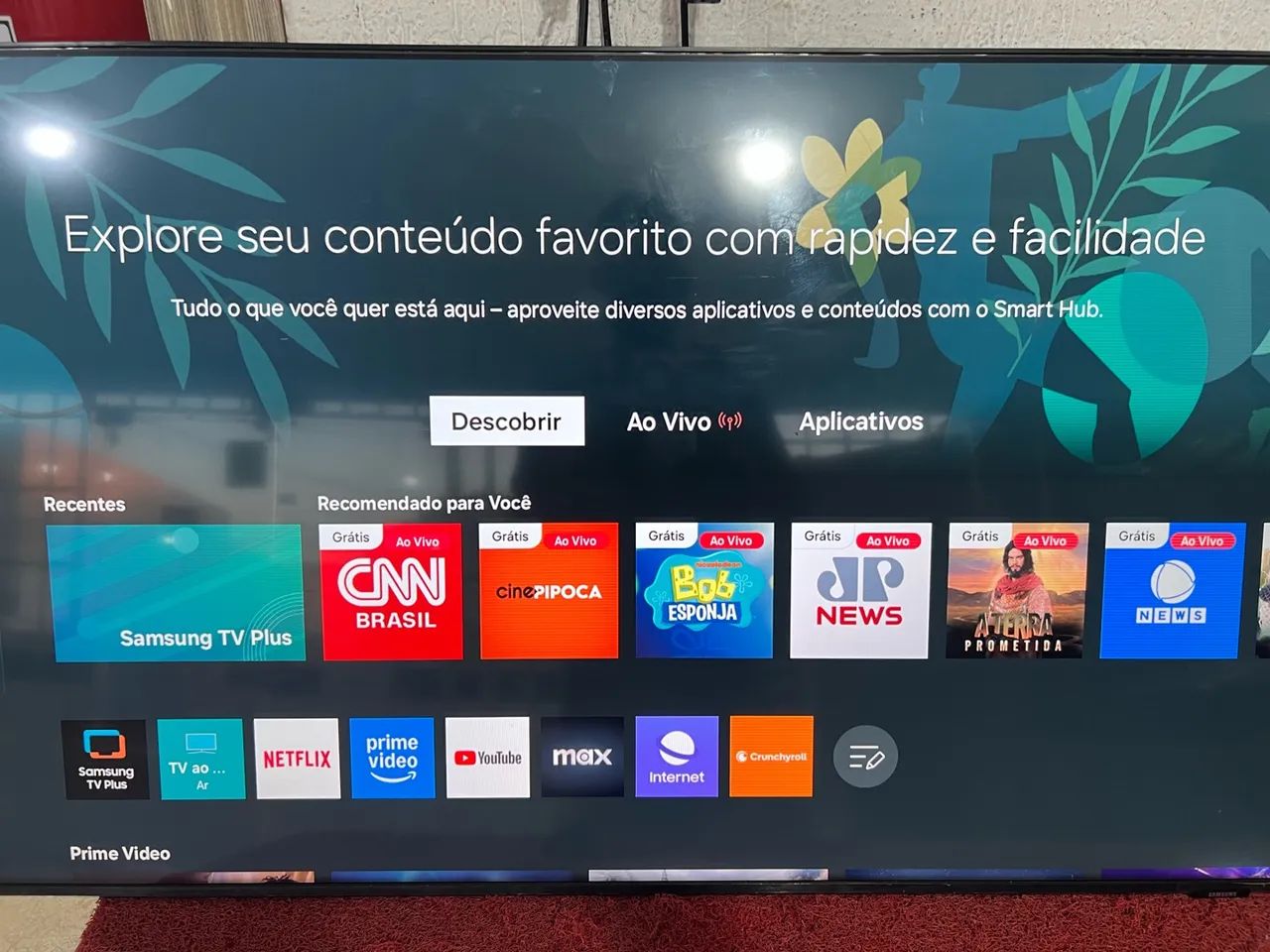 Tv 75 polegadas smart 4k Samsung