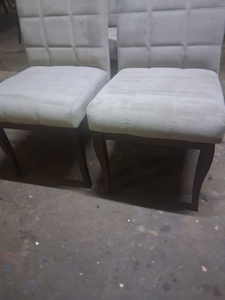 Conjunto de cadeiras estofadas  - Foto 3