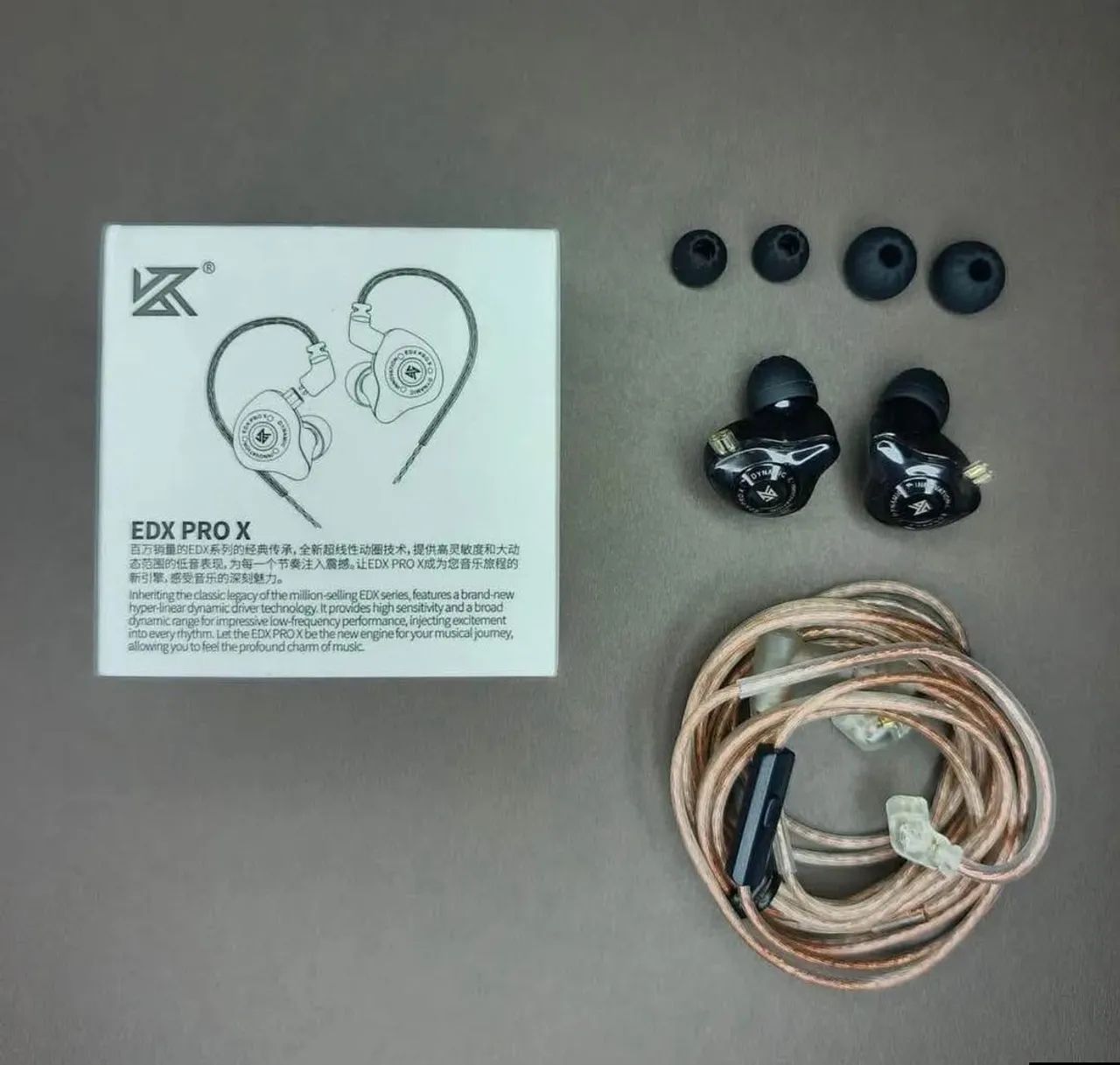 Fone de Fio Retorno de palco KZ EDX Pro X - Foto 3