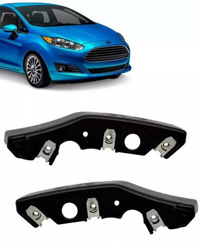 Par Guia Suporte Parachoque Dianteiro New Fiesta 2015 a 2019