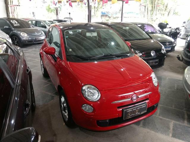 FIAT 500 Cult 2011/2012 Vermelho manual