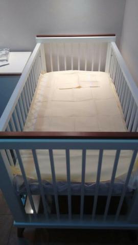 Berço mini cama branco laqueado - linha âmbar da sleeper - quarto crescente - Foto 4
