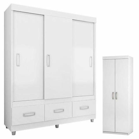 Combo Guarda-Roupa + multi uso Montagem Gratuita