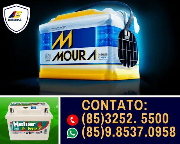 Bateria 150Ah Heliar e Moura