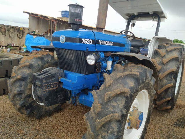 Trator new holland 7630 ano 2000 - Foto 4