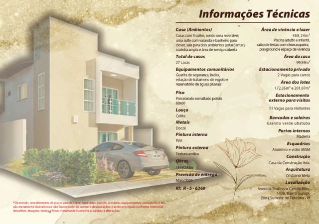 Casa com 3 dormitórios à venda, 99 m² por R$ 449.800,00 - Gurupi - Teresina/PI - Foto 14