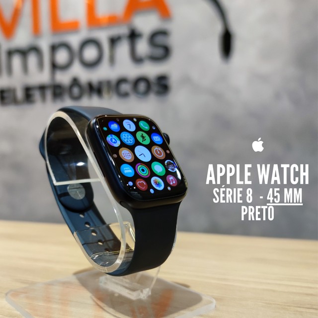 Apple Watch Series 9 45mm Preto Lacrado + 1 ano garantia - Acessórios -  Praia da Costa, Vila Velha 1109621678