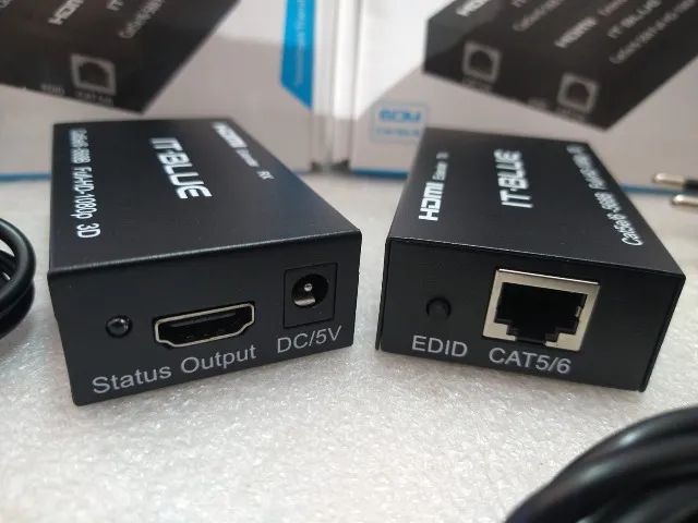 Extensor hdmi 60m cat-5e/6 (Distribuidora JK Eletrônicos, Honestidade e Qualidade) - Foto 2