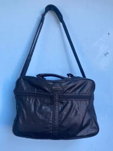 Bolsa de Couro Grande Preta