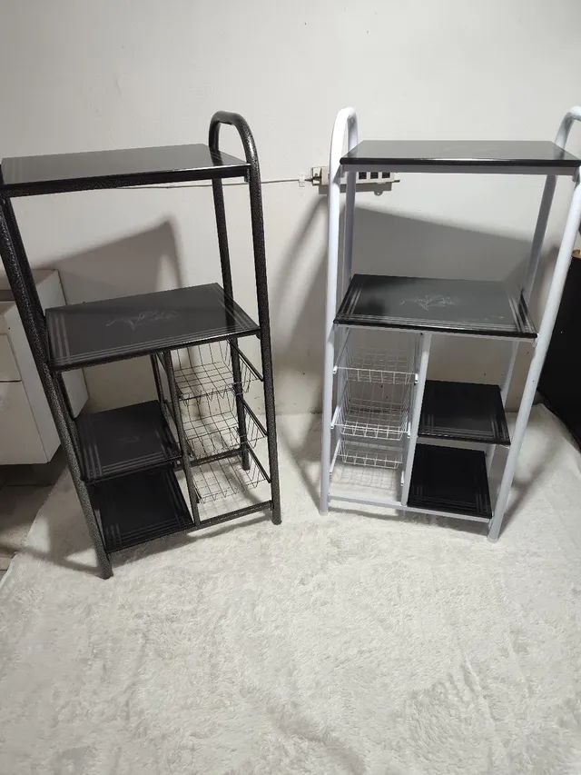 Fruteira com suporte para microondas e forno 