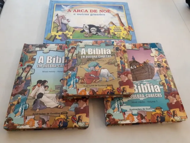 Kit Racha Cuca Quebra Cabeça Infantil Com 5 Unidades