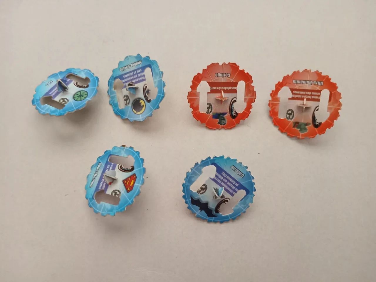 Lote Tazzos elma chips , super heróis- 6 peças - Foto 2