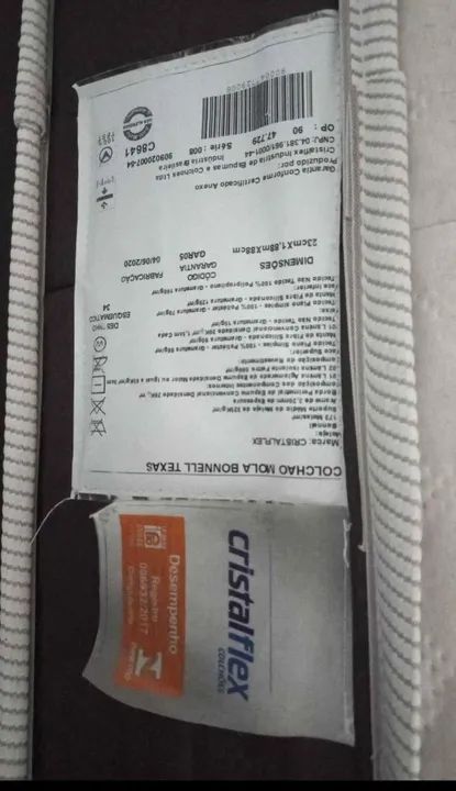 Colchão Mola Bonnell Texas - Cristalflex