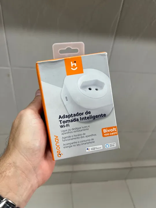 Adaptador de Tomada Inteligente Wi-Fi