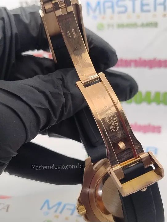 Rolex Yacht Master Dourado Rosê 40mm - Foto 5