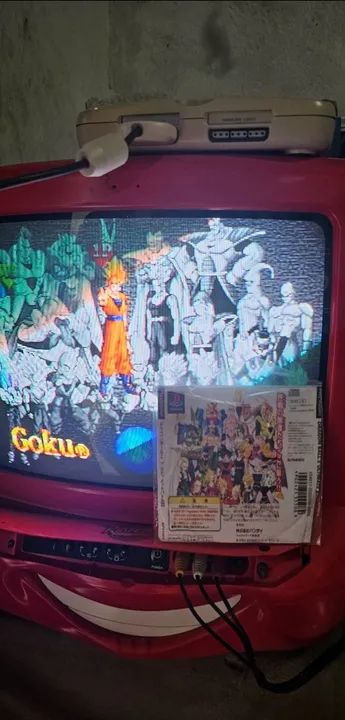 PS1 PSONE COMPLETO FUNCIONANDO PERFEITAMENTE CONTROLE CABOS FONTE E JOGO - Foto 3