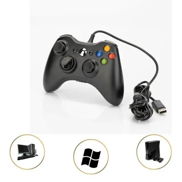 Controle usb Xbox 360 compativel com Pc - Foto 2