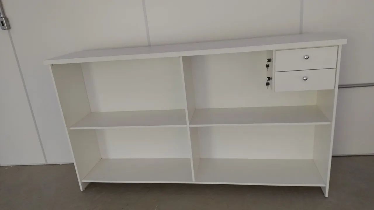 Balcão 100% MDF tampo reforçado 
