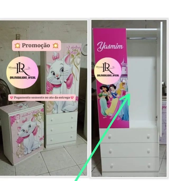 Promoção de guarda roupa e cômoda - Foto 4