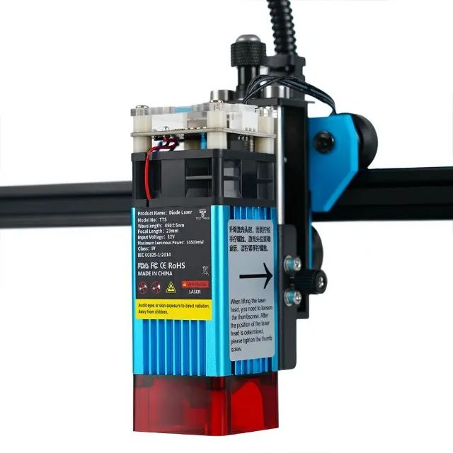 Impressora Gravadora a Laser Corte CNC 40w 30x30cm WiFi Twotrees TTS-55 - Foto 5