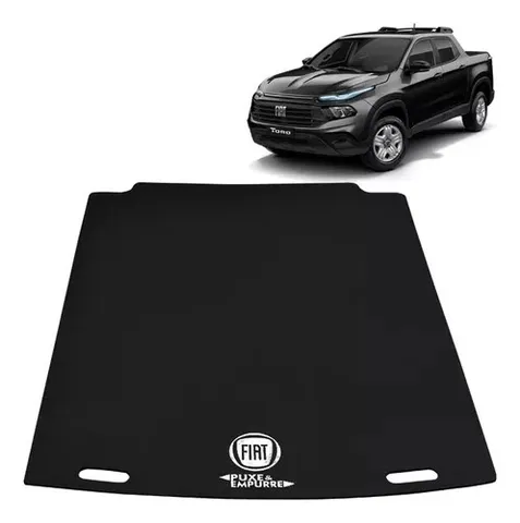 Tapete Caçamba Puxe Empurre Caixa Fiat Toro 2016 2017 2018