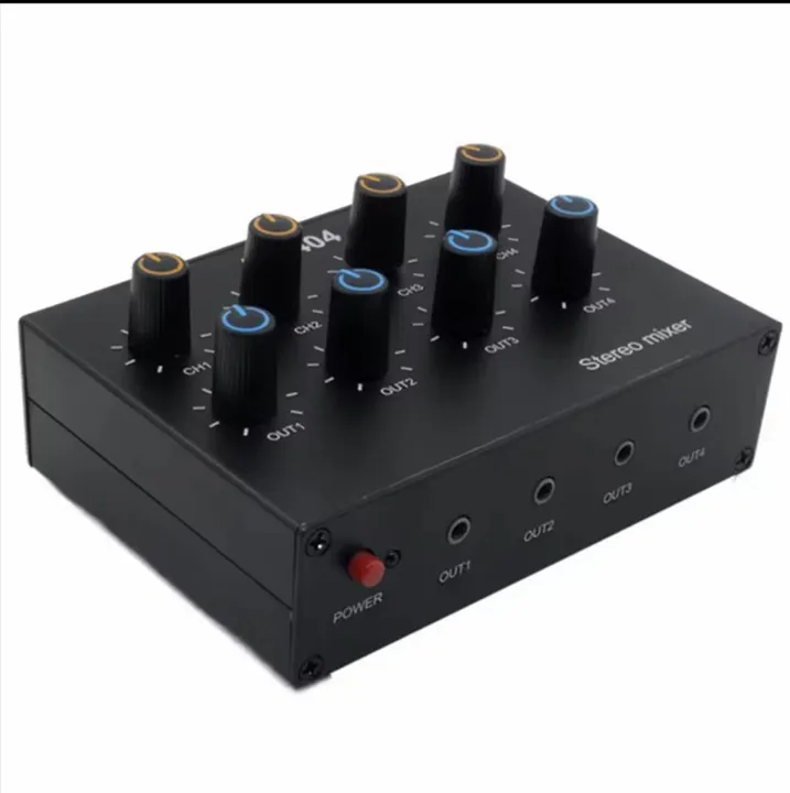 Mixer de audio estéreo AU404
